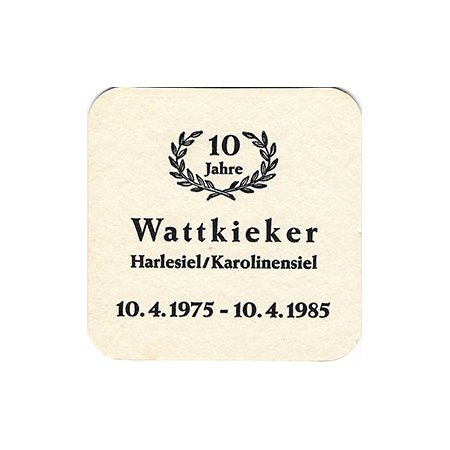 Bierdeckel (Datum - 8-3 - 126)