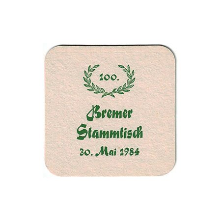 Bierdeckel (Datum - 8-3 - 109)