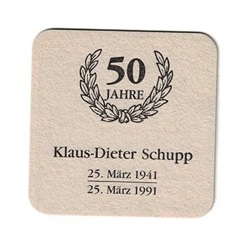 Bierdeckel (Datum - 8-5 - 270)