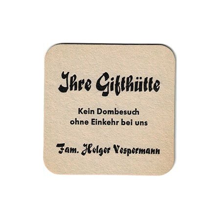 Bierdeckel (Gastronomie - 4-1 - 70)