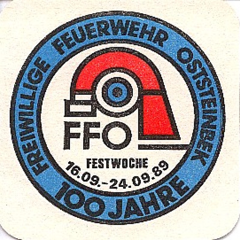 Bierdeckel (100 Jahre FF Oststeinbek)
