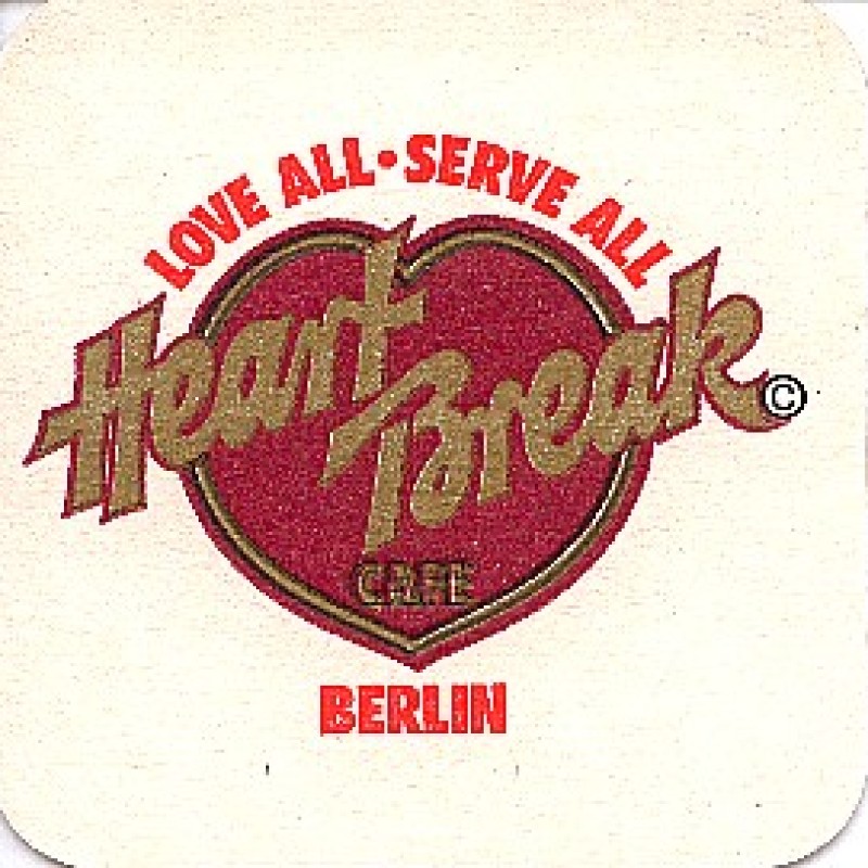 Bierdeckel (Heart Break Cafe)