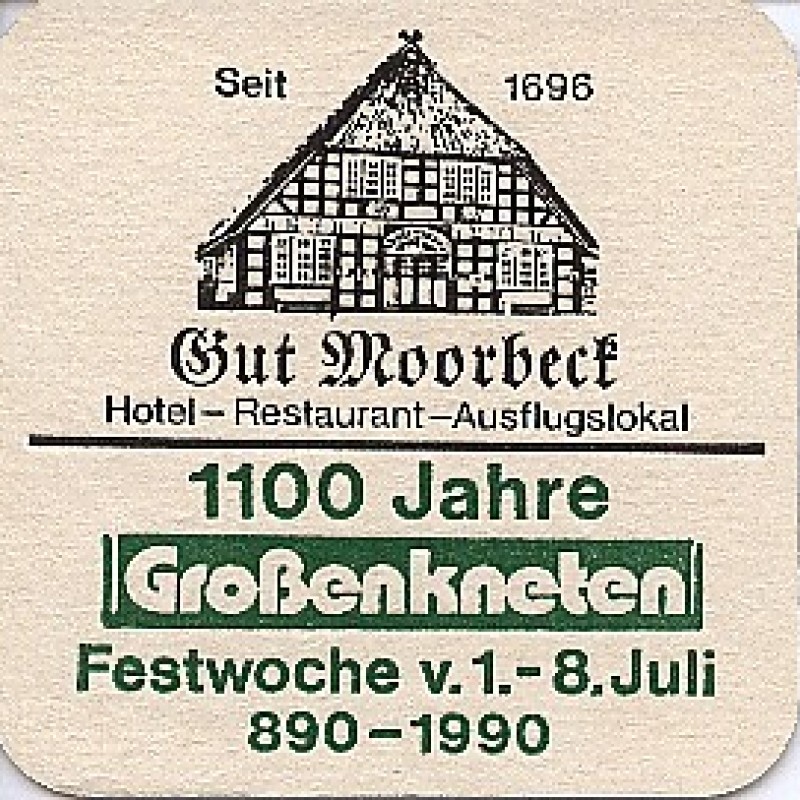 Bierdeckel (1100 Jahre Gro&szlig;enkneten)