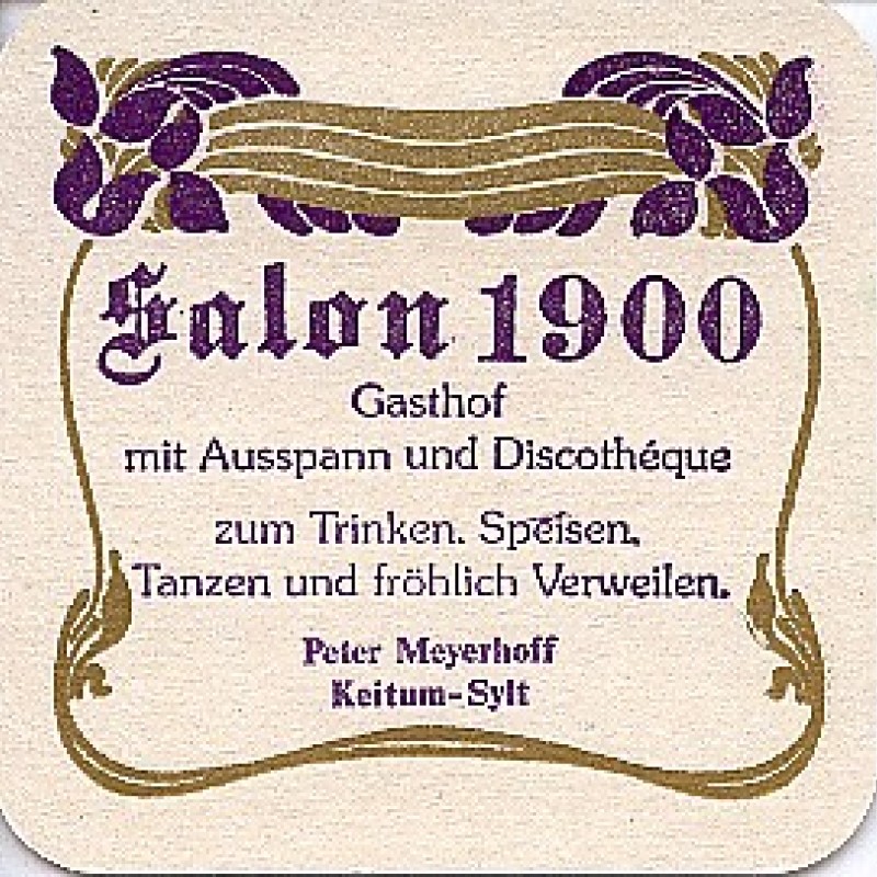 Bierdeckel (Salon 1900)