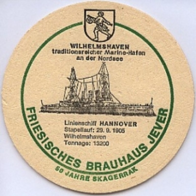 Bierdeckel (50 Jahre Skagerrak)