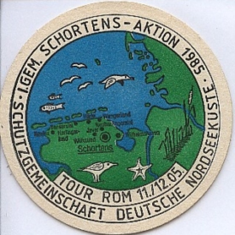 Bierdeckel (Tour Rom Schutzgem. Dt. Nordseek&uuml;ste)