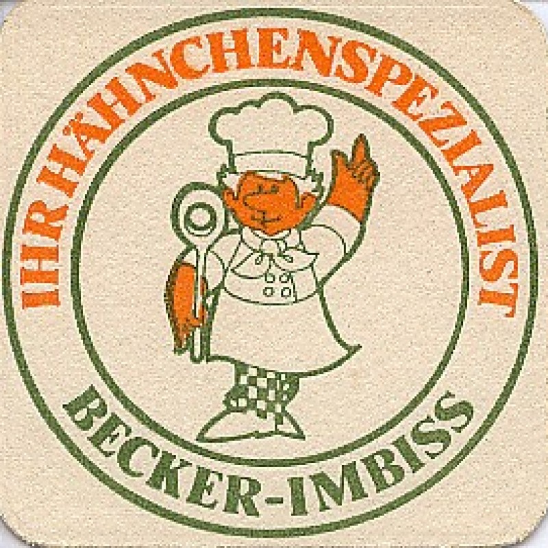 Bierdeckel (Becker-Imbiss)