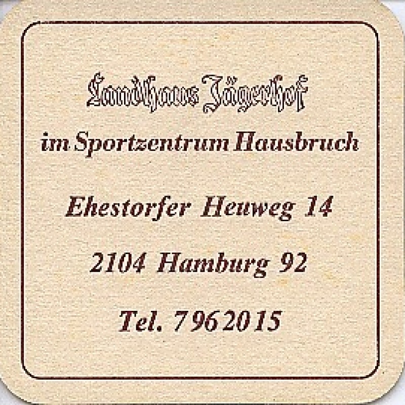 Bierdeckel (Landhaus J&auml;gerhof)