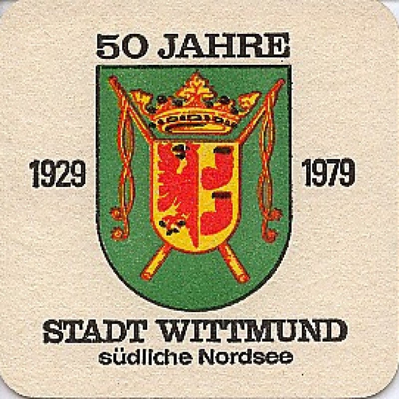Bierdeckel (50 Jahre Stadt Wittmund)