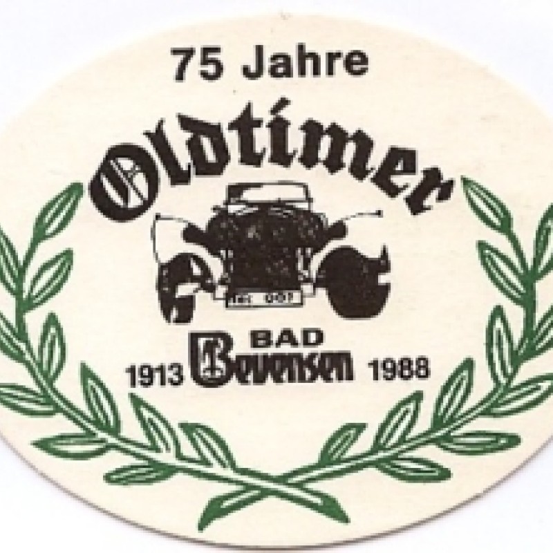 Bierdeckel (75 Jahre Oldtimer Bad Bevensen)