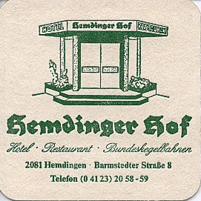 Bierdeckel (Hemdinger Hof)