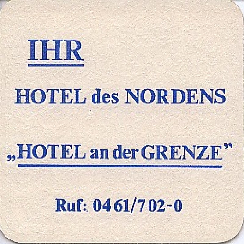 Bierdeckel (Hotel an der Grenze)