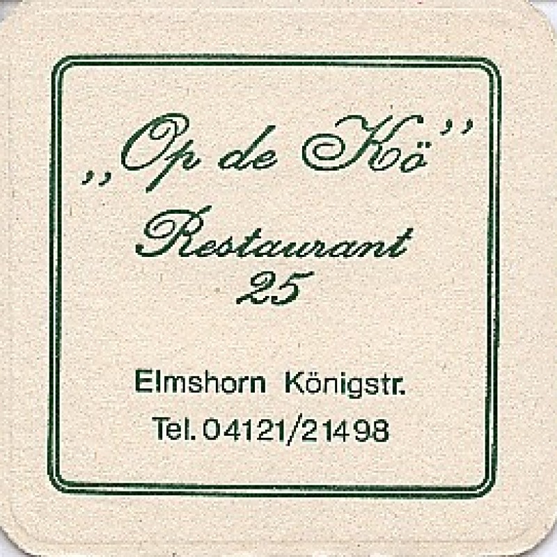 Bierdeckel (Op de K&ouml;)