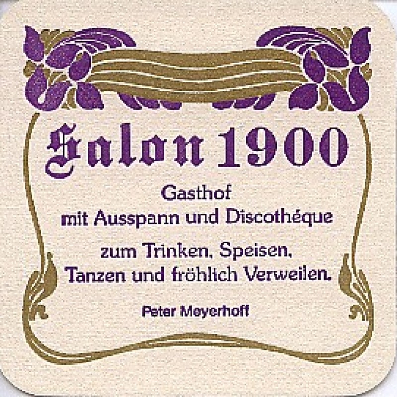Bierdeckel (Salon 1900)