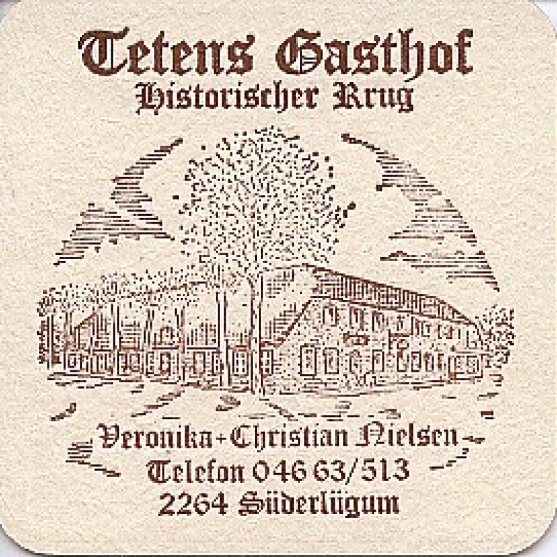 Bierdeckel (Tetens Gasthof)