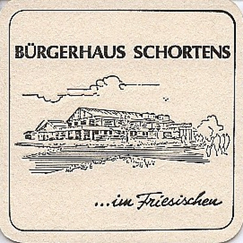 Bierdeckel (B&uuml;rgerhaus Schortens)