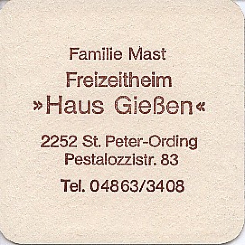 Bierdeckel (Freizeitheim Haus Gie&szlig;en)