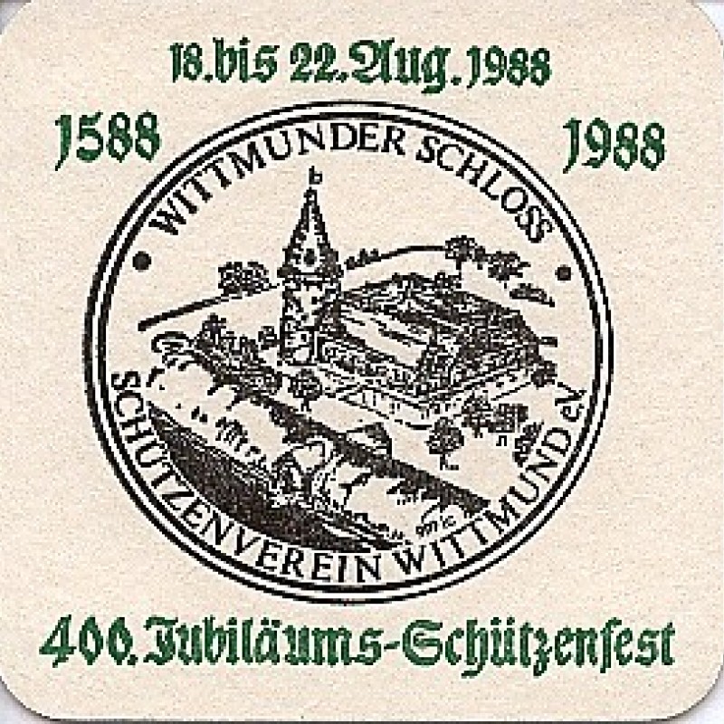 Bierdeckel (400. Jubil&auml;ums-Sch&uuml;tzenfest)