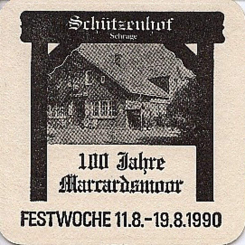 Bierdeckel (100 Jahre Marcardsmoor)