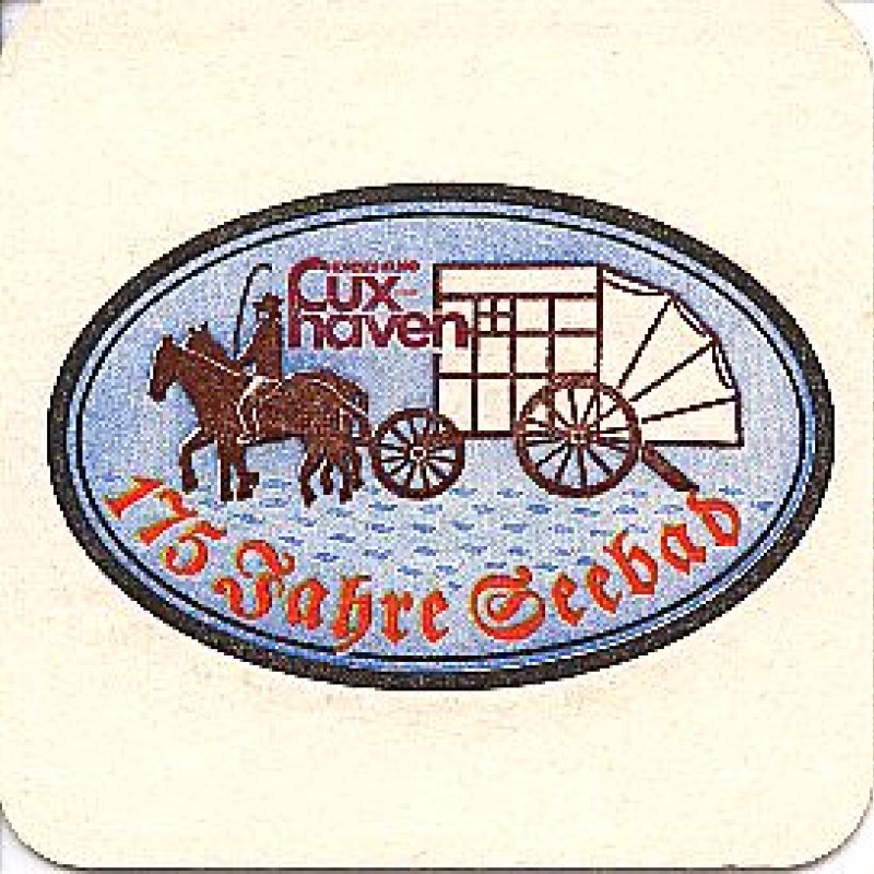 Bierdeckel (175 Jahre Seebad Cuxhaven)