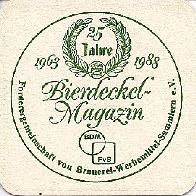 Bierdeckel (25 Jahre Bierdeckelmagazin)