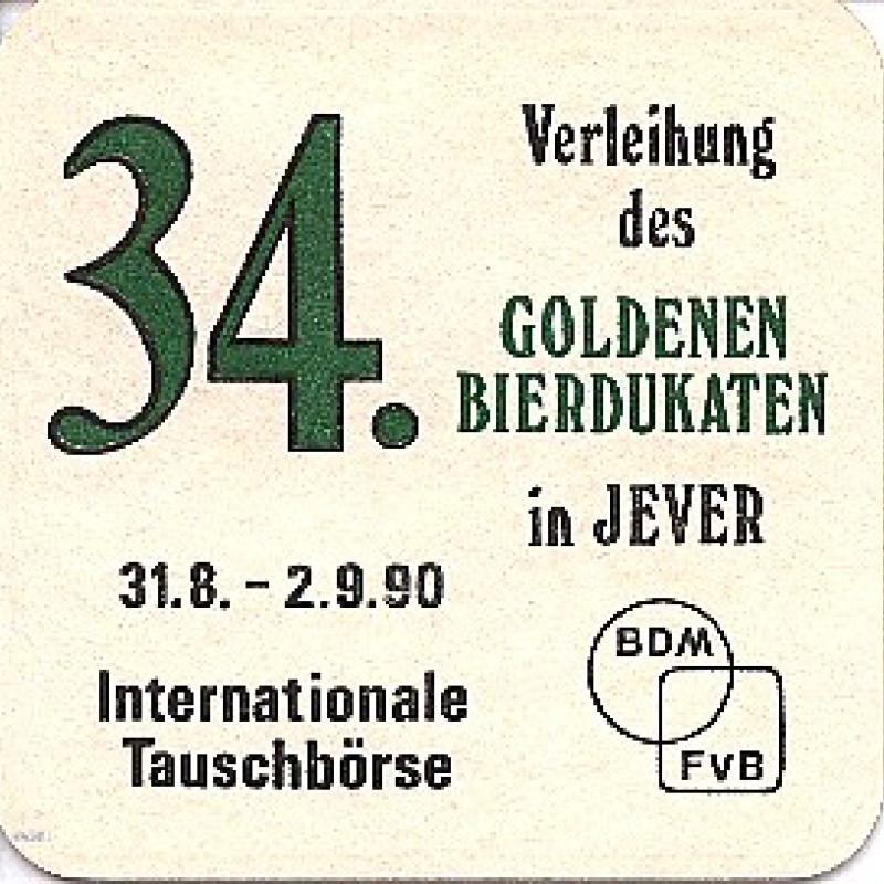 Bierdeckel (Verleihung des Goldenen Bierdukaten)