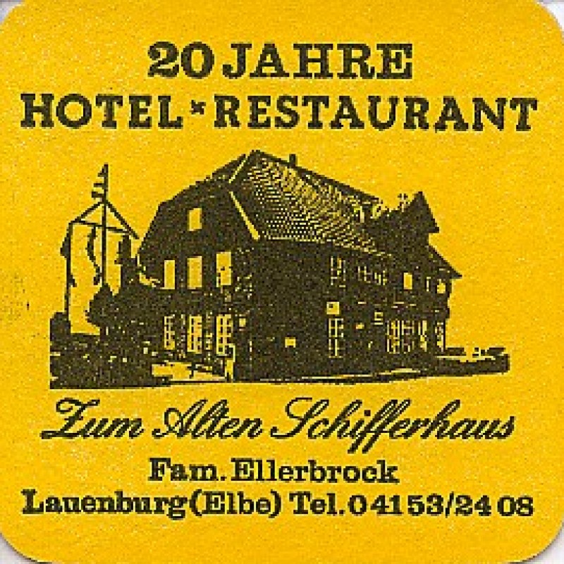 Bierdeckel (20 Jahre Zum Alten Schifferhaus)