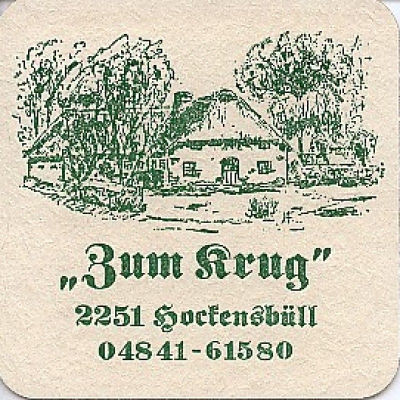 Bierdeckel (Zum Krug)