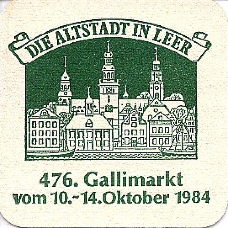 Bierdeckel (Gallimarkt Leer)
