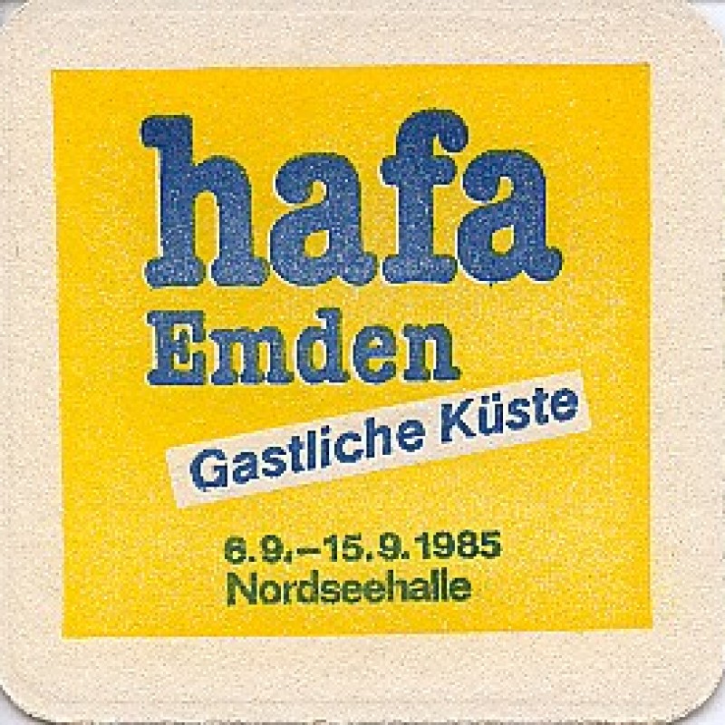Bierdeckel (hafa Emden)