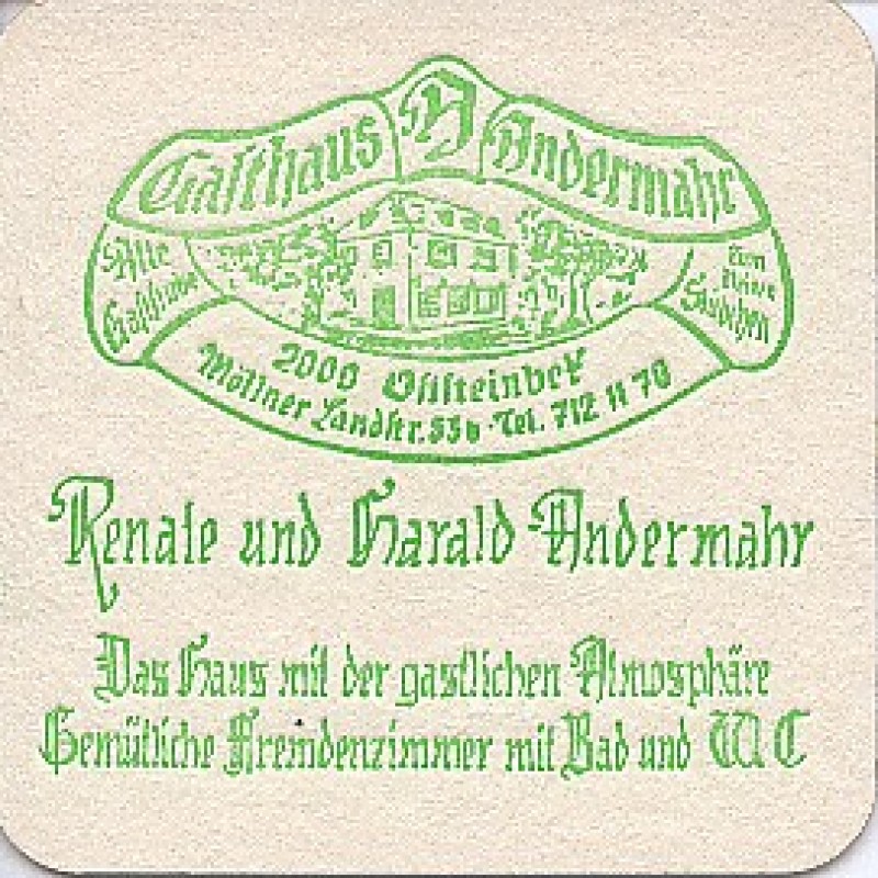 Bierdeckel (Gasthaus Andermahr)