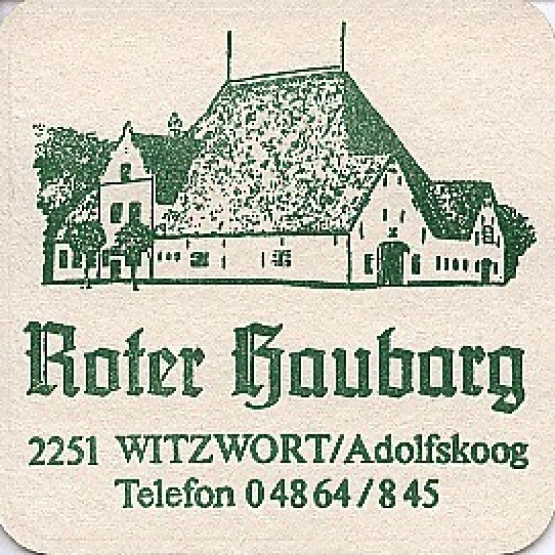 Bierdeckel (Roter Haubarg)