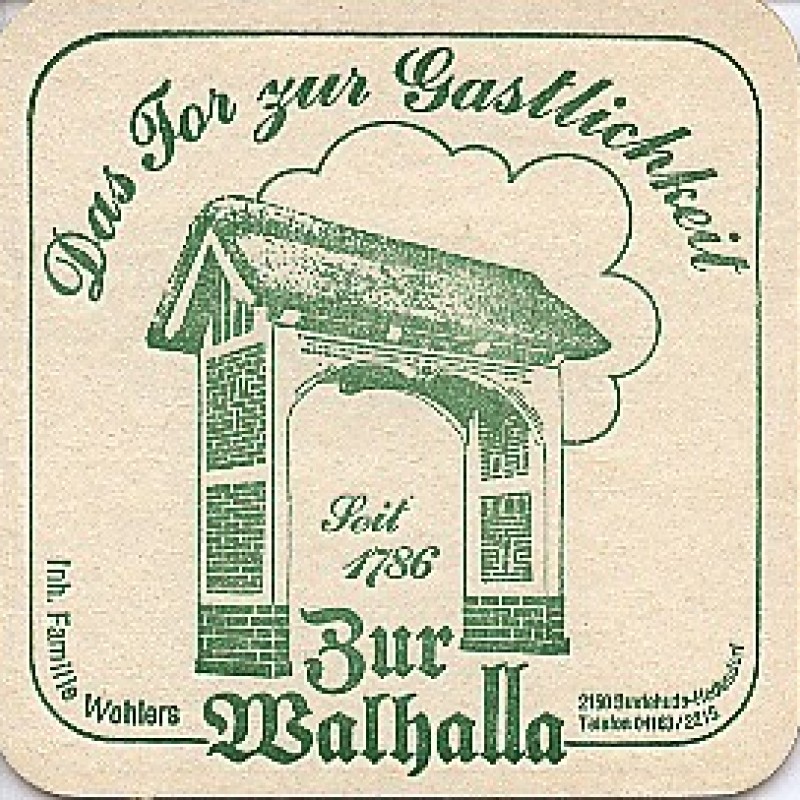 Bierdeckel (Zur Walhalla)