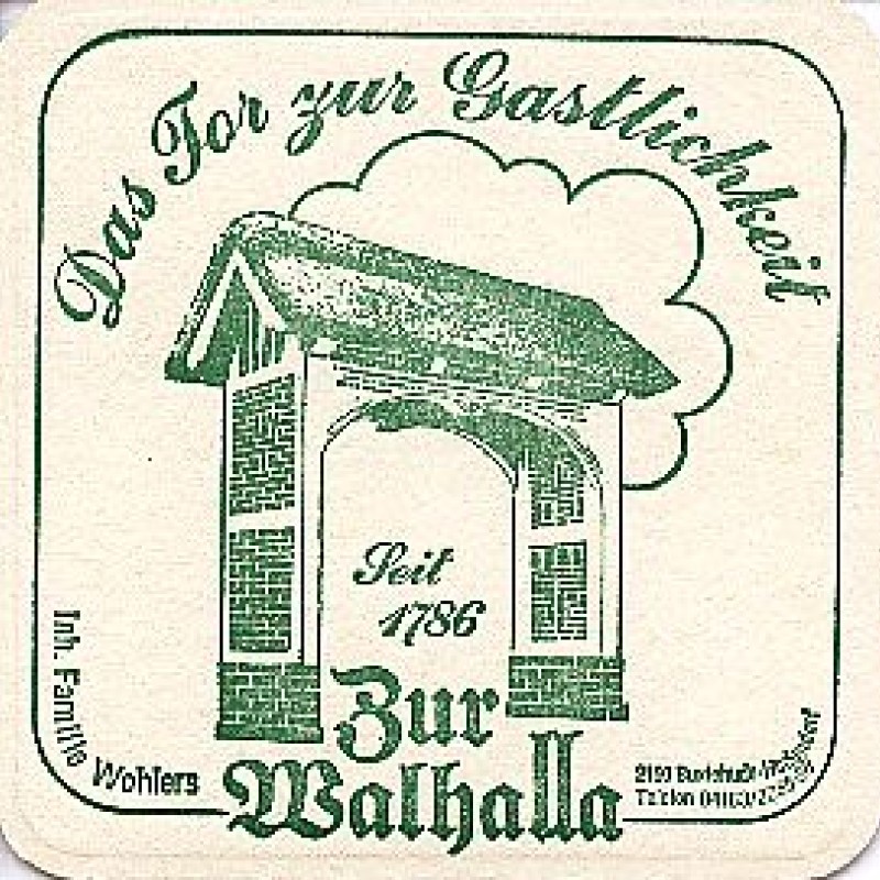 Bierdeckel (Zur Walhalla)