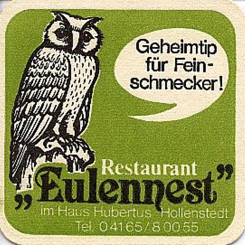 Bierdeckel (Eulennest)