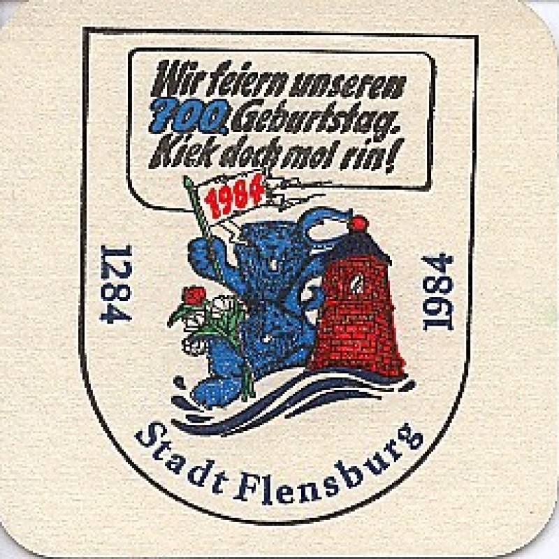 Bierdeckel (700 Jahre Flensburg)