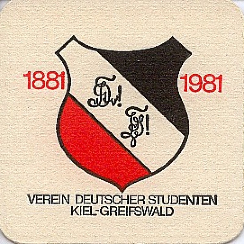 Bierdeckel (100 Jahre Verein Deutscher Studenten)