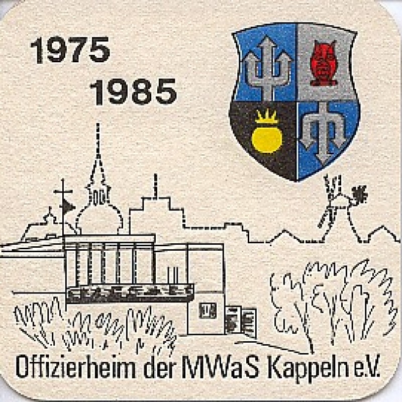 Bierdeckel (10 Jahre Offizierheim der MWaS Kappeln e.V.)