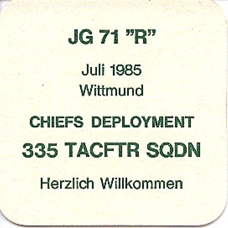 Bierdeckel (Chiefs Deployment 335 TACFTR SQDN)