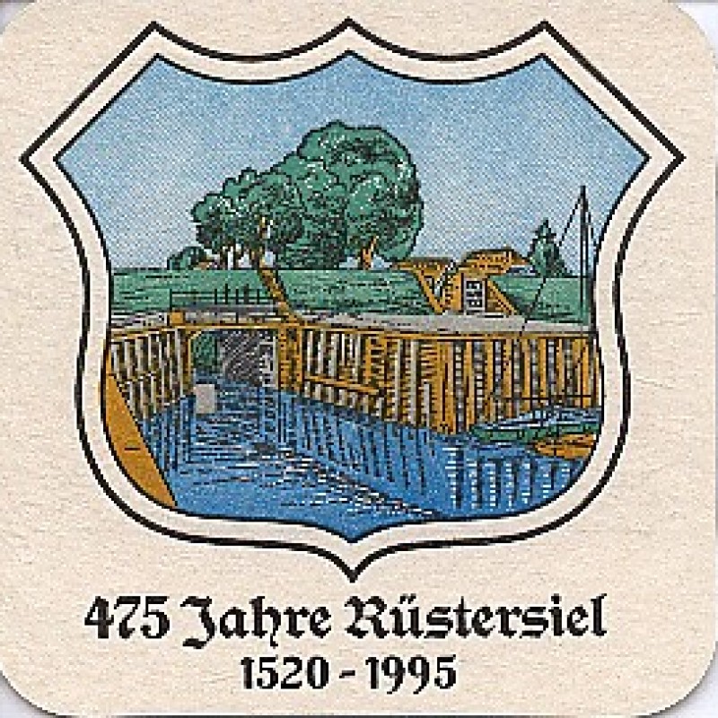 Bierdeckel (475 Jahre R&uuml;stersiel)
