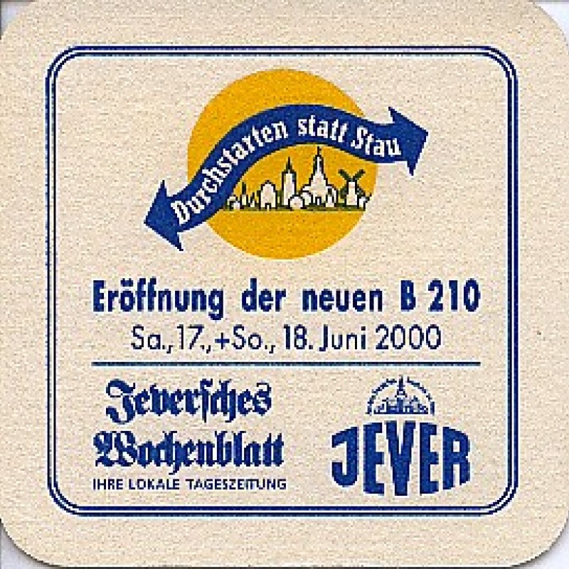 Bierdeckel (Er&ouml;ffnung der neuen B210)