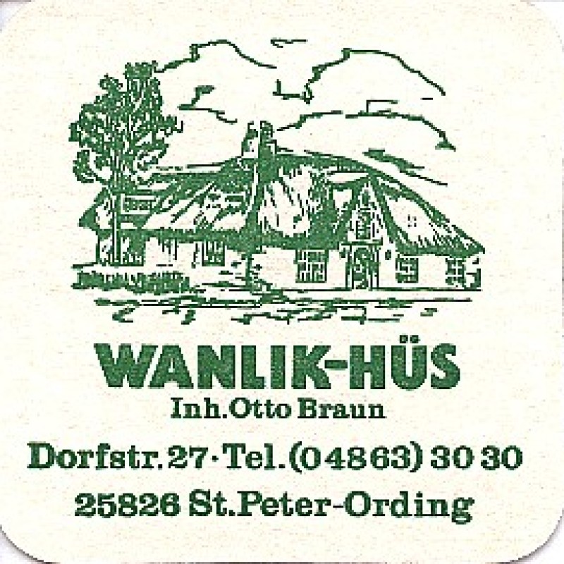 Bierdeckel (Wanlik-H&uuml;s)