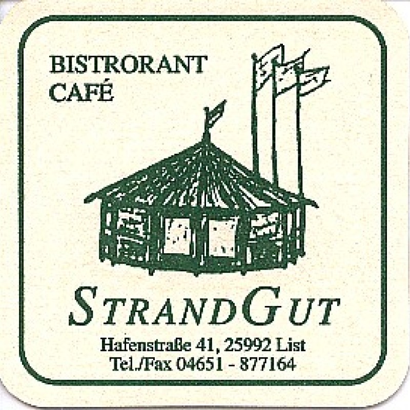 Bierdeckel (Strandgut)