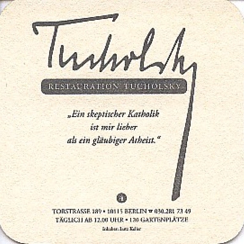 Bierdeckel (Tucholsky)