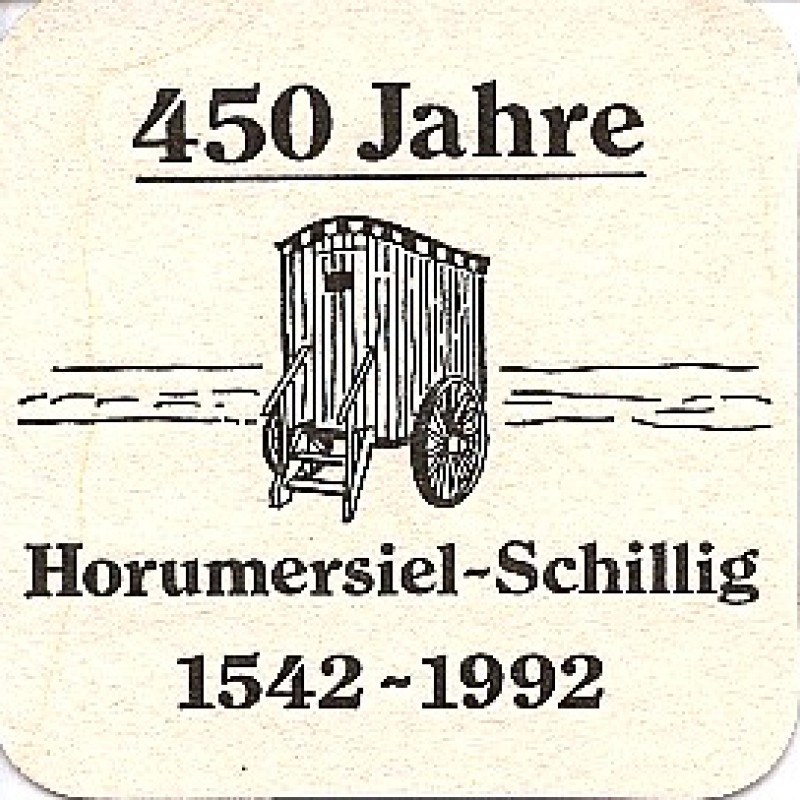 Bierdeckel (450 Jahre Horumersiel-Schillig)