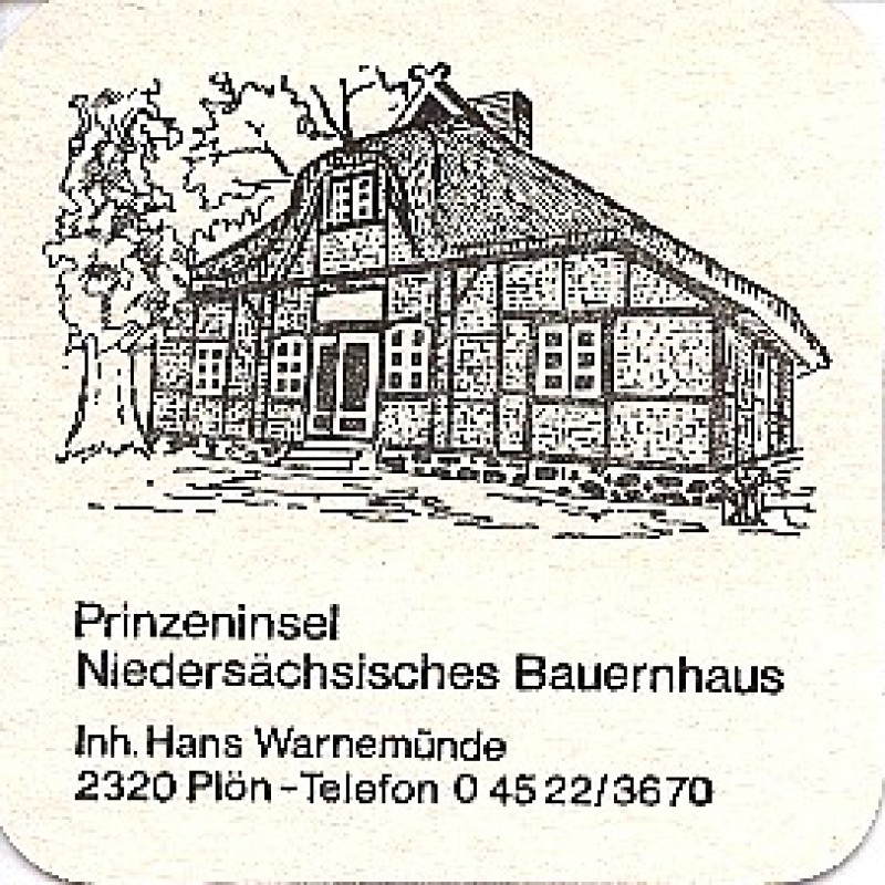 Bierdeckel (Prinzeninsel)