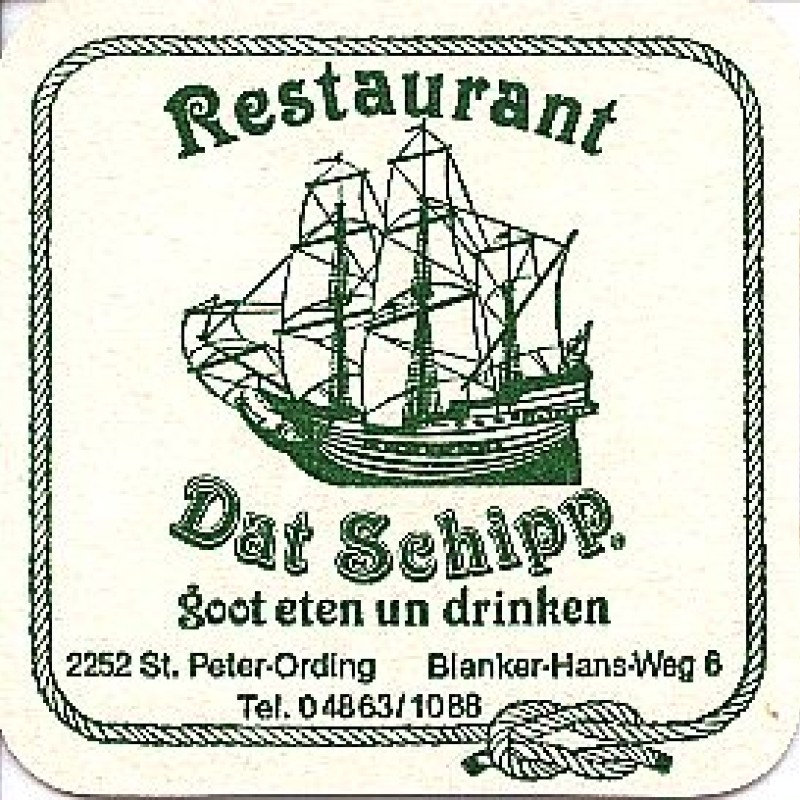 Bierdeckel (Dat Schipp)