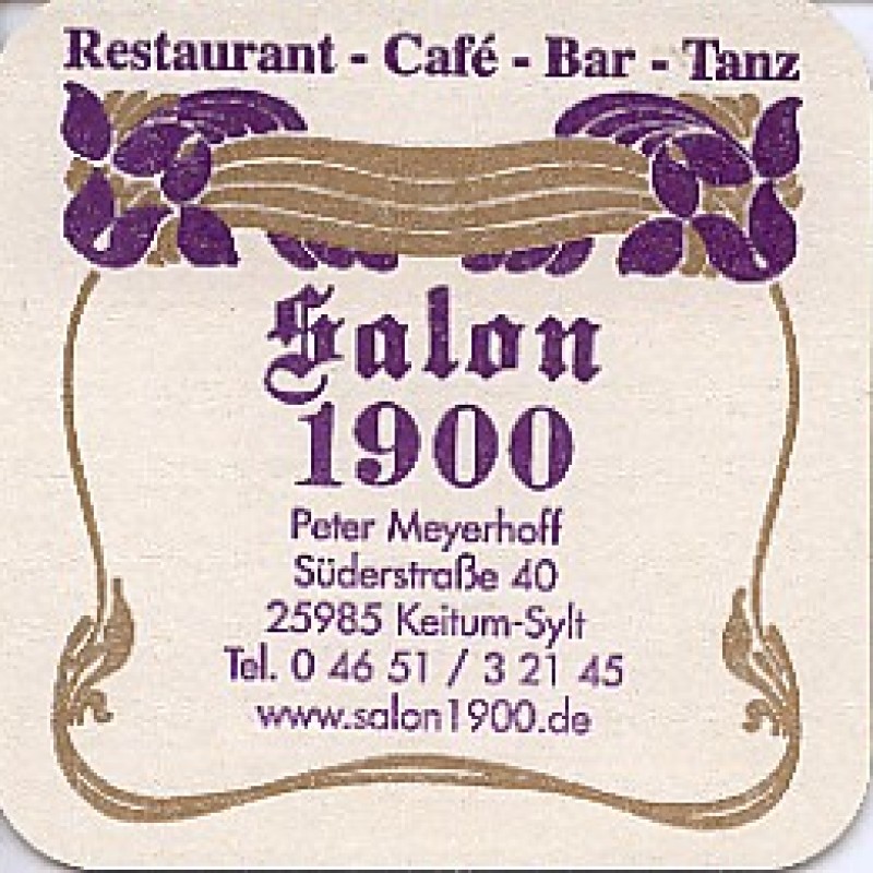 Bierdeckel (Salon 1900)