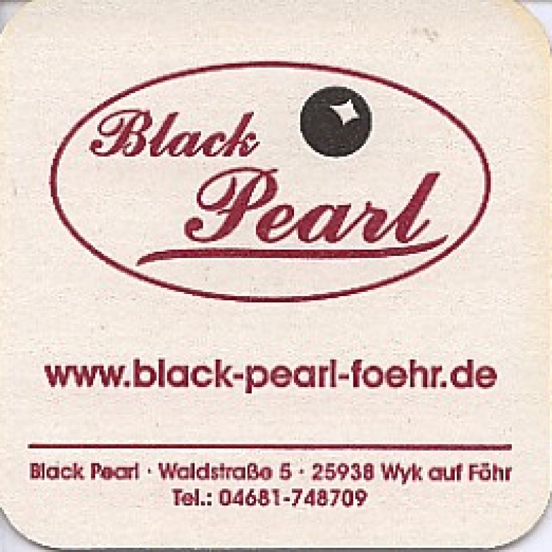 Bierdeckel (Black Pearl)