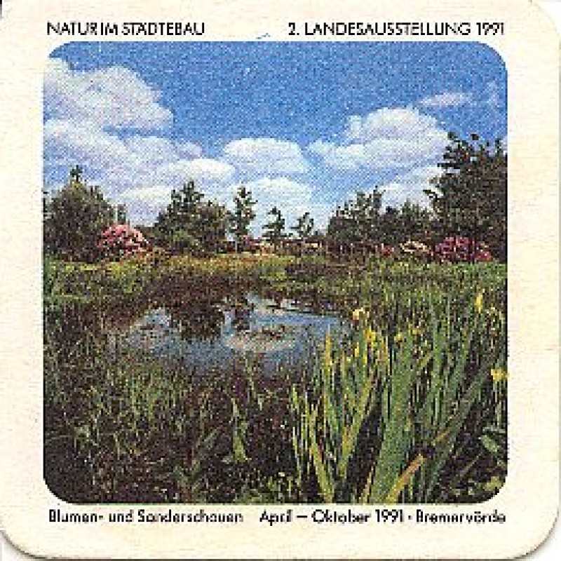 Bierdeckel (Landesausstellung Natur im St&auml;dtebau)